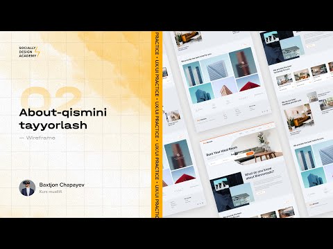 02 — About qismini tayyorlash
