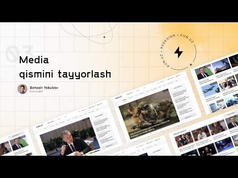 03 — Media qismini tayyorlash