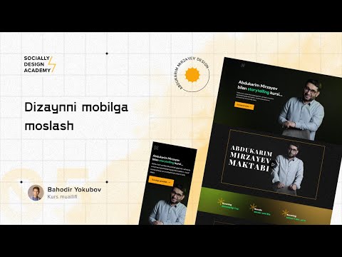 05 — Dizaynni mobilga moslash