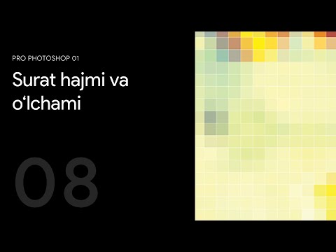08 — Surat hajmi va o'lchami