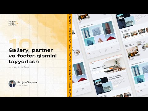 10 — Gallery va qolgan qismlarni tayyorlash