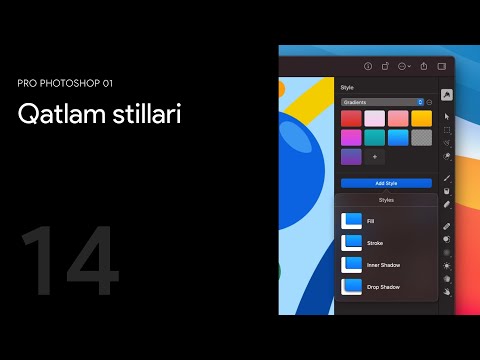 14 — Qatlam stillari