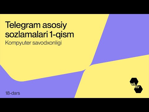 18- dars. Telegram 1-qism
