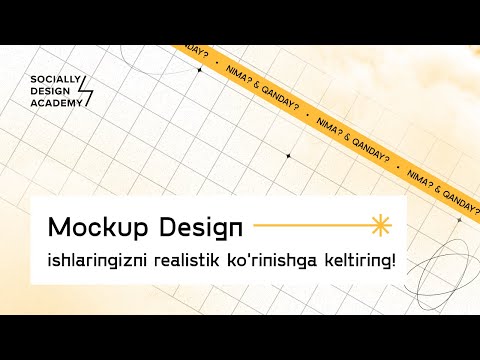 18 — Mockup Design · ishlaringizni realistik ko'rinishga keltiring!