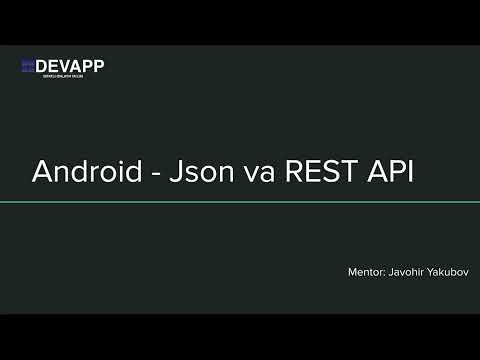 35.2  Json va RestAPI