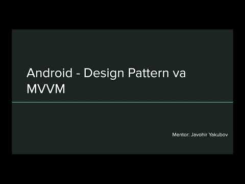 35.6 1 Design Patterns va MVVM