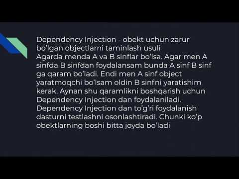 35-Dars ViewBinding, Dependency Injection, Dagger, Hilt, Chucker