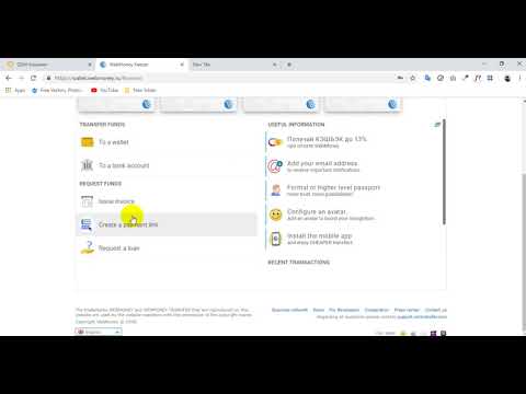3.06 Webmoney ochish va sozlash