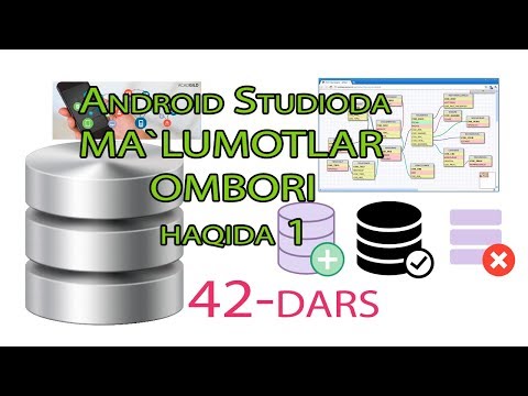 42 - Andoid Studioda - Ma`lumotlar ombori