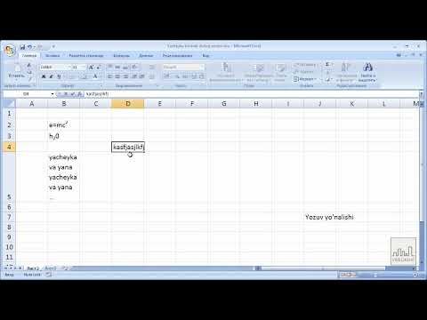 4 3  Yacheyka formati dialog oynasi