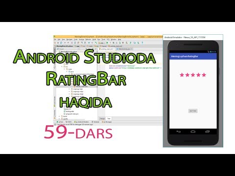 59 - Andoid Studioda - Rating haqida