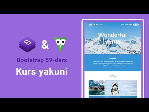 59-dars. Kurs yakuni