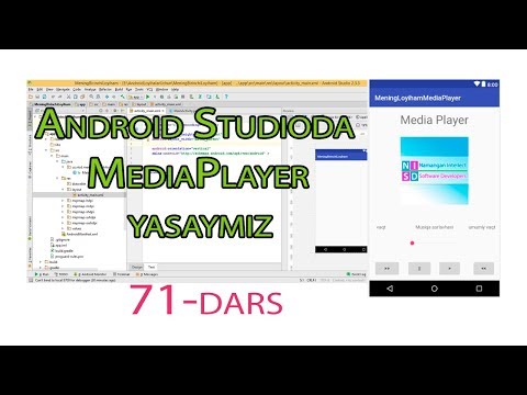 71 - Andoid Studioda - MediaPlayer yasaymiz 4-dars