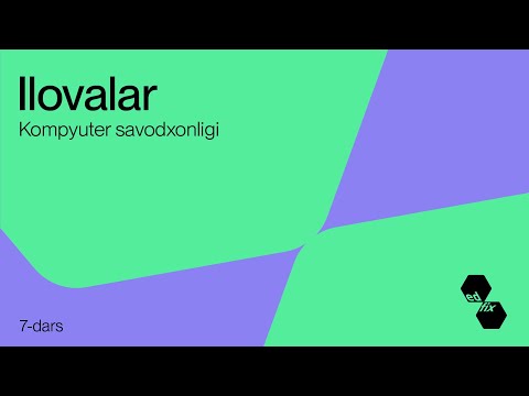 7- dars. Ilovalar