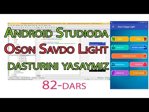 82 - Oson Savdo Light Android Dasturi Kirish