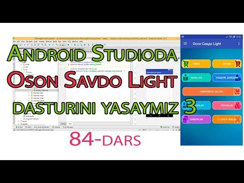 84 - Oson Savdo Light Android Dasturi davomi 3