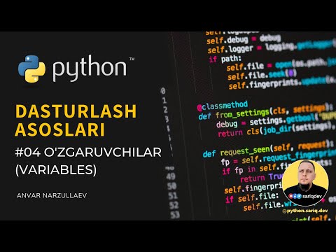 #04 Python Darslari