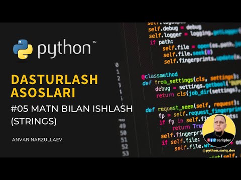 #05 Python Darslari
