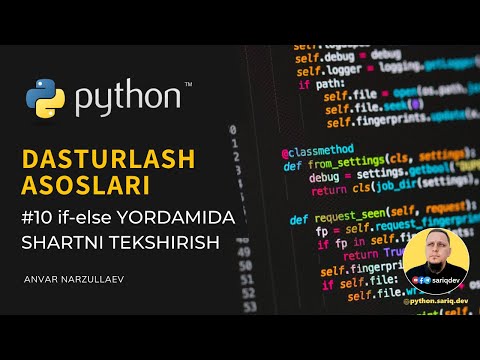 #10 Python Darslari