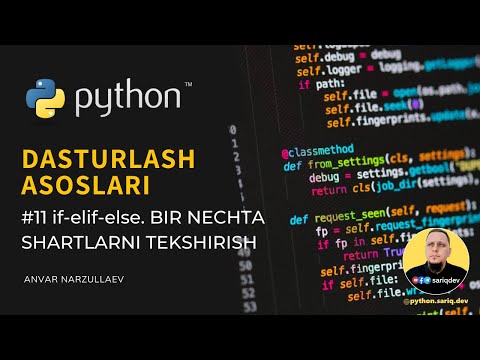 #11 Python Darslari