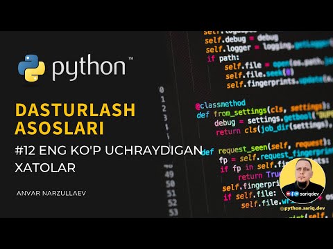 #12 Python Darslari