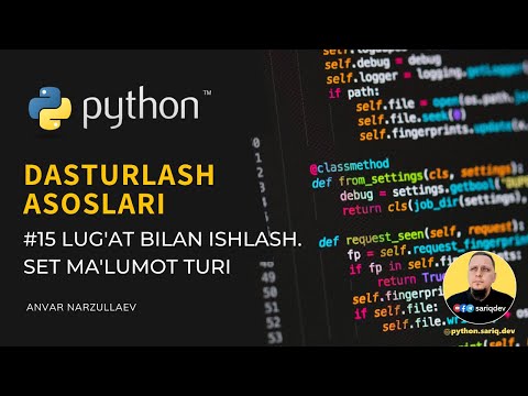 #15 Python Darslari