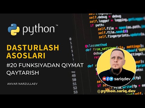 #20 Python Darslari