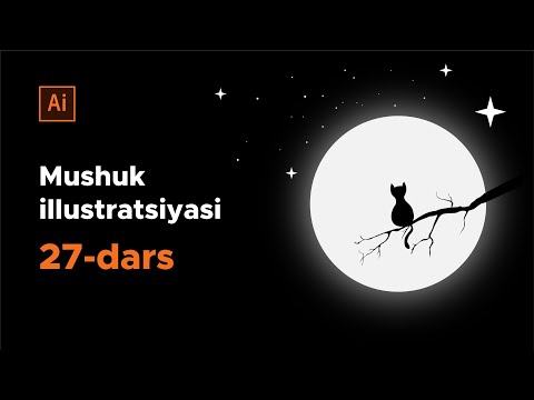 #27 Mushuk illustratsiyasini illustratorda chizish