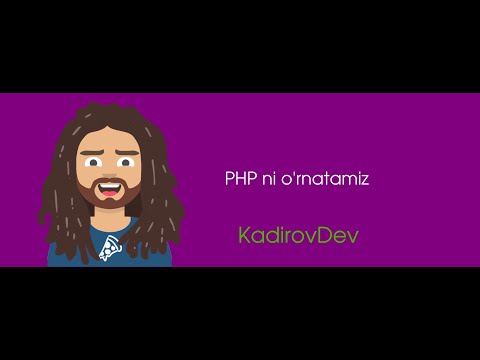 #2 – PHP-ni o'rnatish. Veb-dasturlash kursi