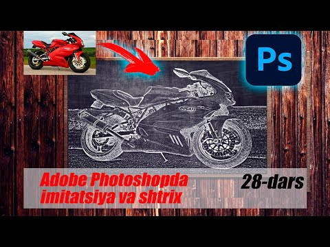 Adobe Photoshopda   imitatsiya va shtrix