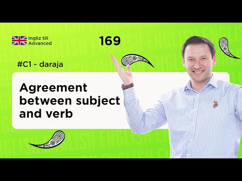 Agreement between subject and verb