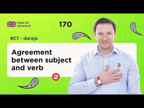 Agreement between subject and verb(part 2)