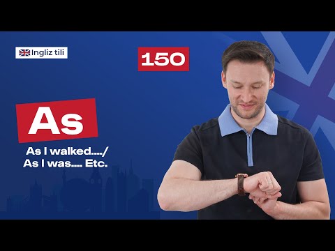 As ( As I walked..../ As I was.... Etc.)