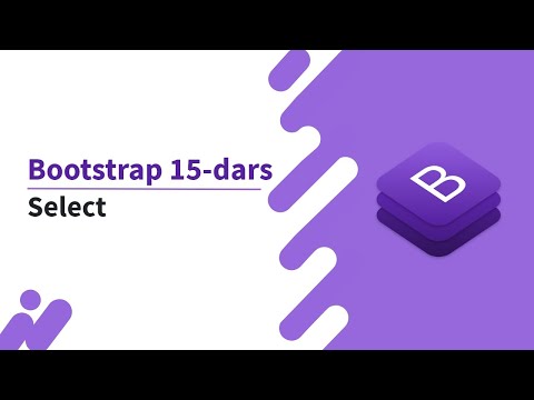 Bootstrap 15-dars. Select