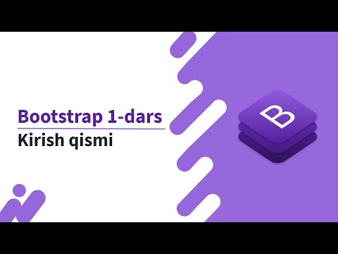 Bootstrap 1-dars. Kirish qismi