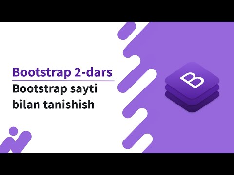 Bootstrap 2-dars. Bootstrap sayti bilan tanishish