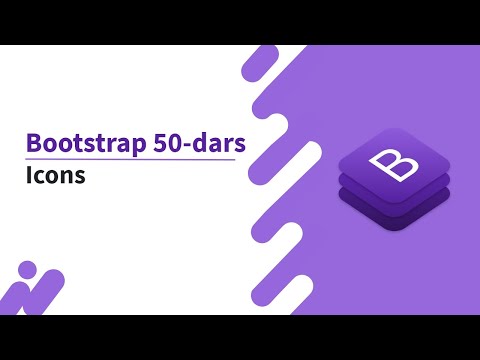 Bootstrap 50-dars. Icons