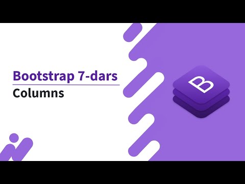 Bootstrap 7-dars. Columns