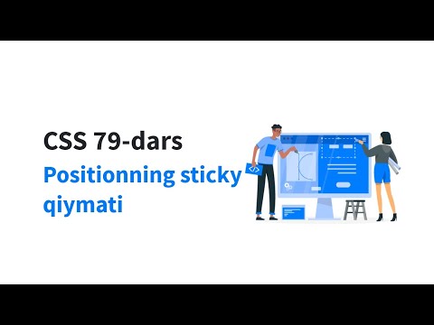 CSS 79-dars. Positionning sticky qiymati