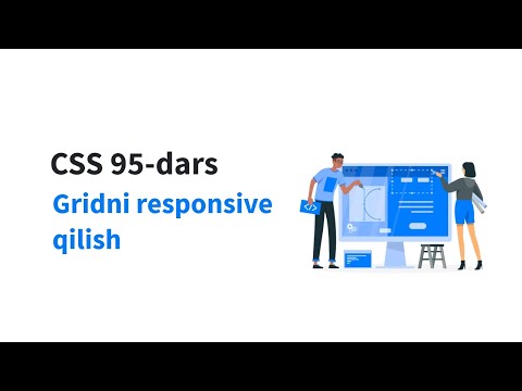 CSS 95-dars. Gridni responsive qilish
