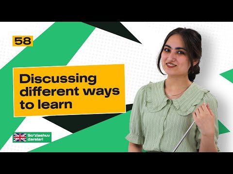 Discussing different ways to learn