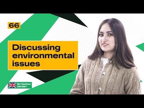 Discussing environmental issues
