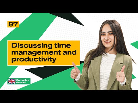 Discussing management and productivity