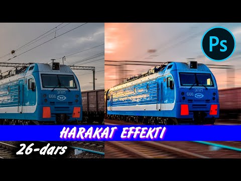 Effektlar va filtrlar Harakat effekti #adobephotoshop #mustaqil_talim #lochinbek_abduxasimov