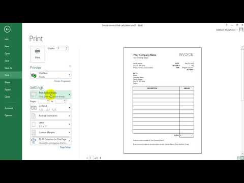EXCEL 15-dars. Shablon va printdan foydalanish