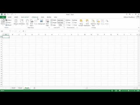 EXCEL 1-dars.  Kirish qismi