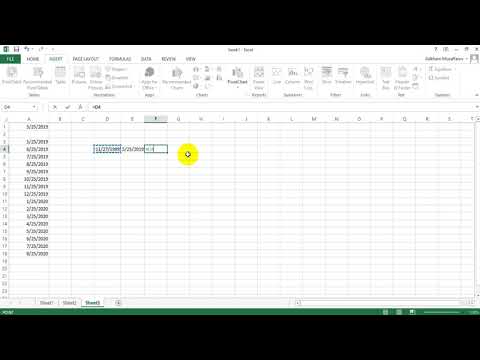 EXCEL 24-dars. Sana davomi