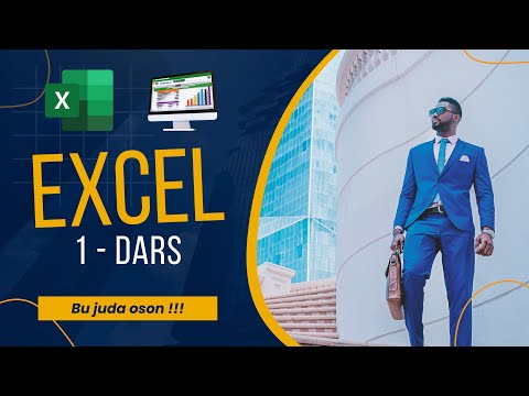 EXCEL DASTURIDA BIRINCHI DARS - JADVALLARNI TO'LDIRISH, SMART JADVAL VA SODDA FORMULALAR