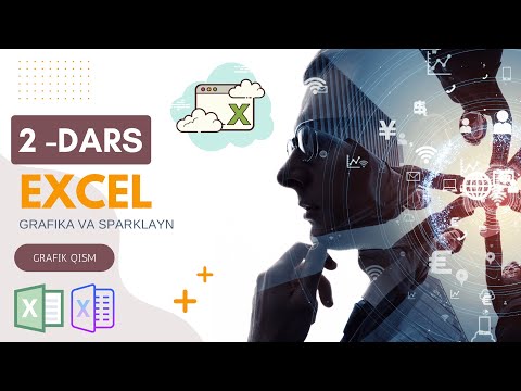 EXCEL DASTURIDA IKKINCHI DARS - DIAGRAMMA, SPARKLAYN, RIM SONLARI, RANGLAR VA EXCEL OXIRI