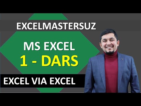 Excelda ishlash - MSE Дарс №1 MICROSOFT EXCEL ХАКИДА ( microsoft excel tutorial ) ( excel tutorial )